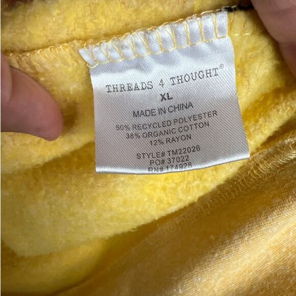 Threads 4 Thought Recycled Cotton Textured Sweater Size XL - Picture 3 of 7